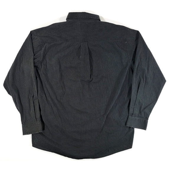 Cinch Men’s Large Black Micro Dot Western Shirt Long Sleeve Button Front - Picture 2 of 9